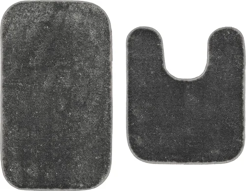 Miniatura 116 de Garland Rug Gramercy - Alfombra de baño rectangular lavable de polipropileno de felpa de 20 x 34 pulgadas, color azul lavabo, suave, absorbente