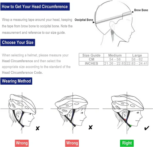 Miniatura 2 de SQUALO Victor - Casco de bicicleta para hombres y mujeres, casco de bicicleta con esfera de ajuste unisex para adultos, casco de ciclismo