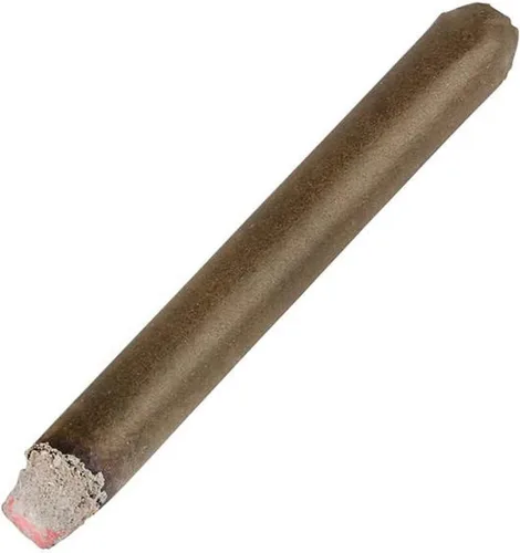 Zugar Land Cigarro de escenario realista y apariencia falsa (1 paquete) (4.5") Cigarro sintético color café. Parece que tiene la tapa levantada.