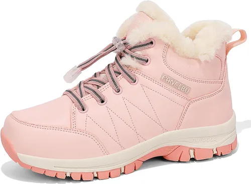 Miniatura 5 de Botas de nieve de invierno para mujer, botas de invierno para exteriores, cálidas, impermeables, botines para caminar y antideslizantes