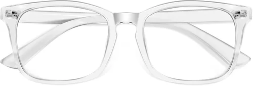 Miniatura 9 de Okany Gafas de luz azul para niños, paquete de 3 gafas de bloqueo de luz azul para niñas y niños, gafas de pantalla de juegos de computadora, Gris