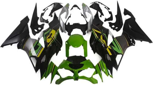Miniatura 10 de Kit de carenado de inyección verde negro rojo apto para Kawasaki 2005 2006 ZX6R ZX636R 05 06 zx-6r 636 2005 ABS Carenados de motocicleta de plástico