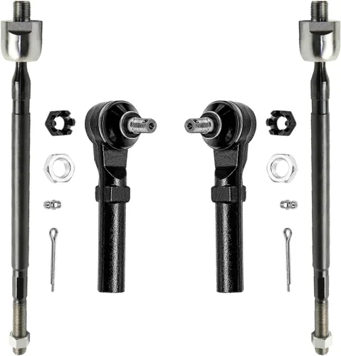Miniatura 37 de Detroit Axle - 4 barras de acoplamiento delanteras para Kia Forte Koup 14-17, 14-18 Forte Forte5, 4 extremos de barra de acoplamiento exteriores e