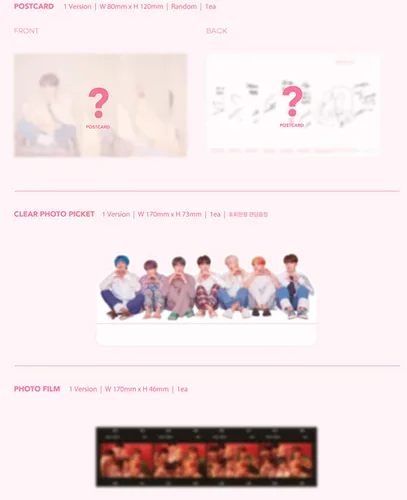 Miniatura 4 de Bighit BTS BANGTAN BOYS - MAPA DEL ALMA: PERSONA [4 ver.] CD+76p Photobook+20p Mini Book+1Photocard+1Postcard+1Foto Película+Póster plegado+Juego