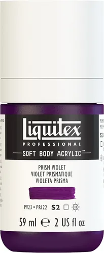 Miniatura 115 de Liquitex Professional Soft Body - Pintura acrílica, botella de 2 onzas (59 ml), blanco titanio Titanio Blanco