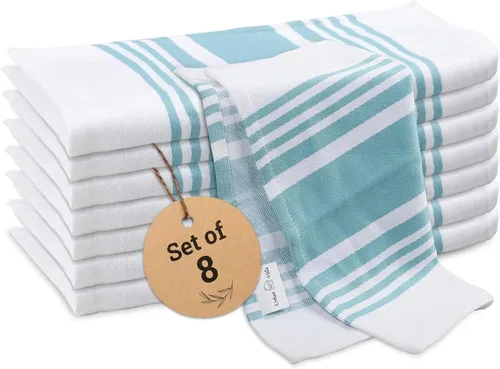 Miniatura 43 de Urban Villa Toallas de cocina 100% algodón, paquete de 6, altamente absorbentes, de secado rápido, súper suaves, de primera calidad, para cocina