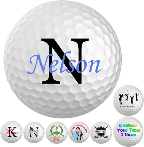Miniatura 17 de Pelotas de golf personalizadas con logotipo de nombre de imagen para hombres y mujeres, puedes personalizar padrinos de boda únicos, regalo