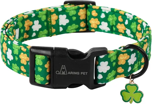 Miniatura 14 de Aring Pet Collar navideño para perro, lindo, ajustable, de algodón, para cachorros, perros pequeños, medianos y grandes, con copos de nieve, rojo Z