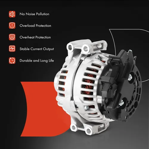 Miniatura 5 de A-Premium Alternador compatible con BMW 323i 2006-2007 2.5L, 325i 325xi 2006 3.0L, 550i 650i 750i 750Li 2006 4.8L, Z4 2006-2008 3.0L, 12V 155A CW