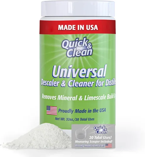 Quick & Clean Descalcificador universal - 2 libras - Fabricado en los Estados Unidos - Polvo descalcificador de gránulos para máquinas de