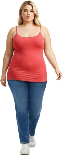 Miniatura 393 de Emmalise Camisola larga casual básica para mujer, con tirantes ajustables, top en capas