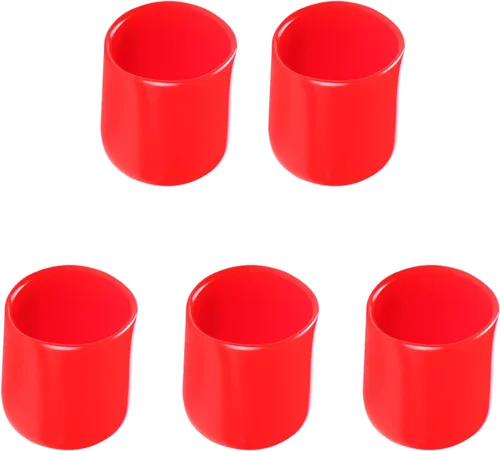 Miniatura 10 de Cubierta de tapa de extremo redondo de goma de 3/4 pulgadas (0.748 in), protectores de rosca de PVC flexible de tubería de tubería protectora