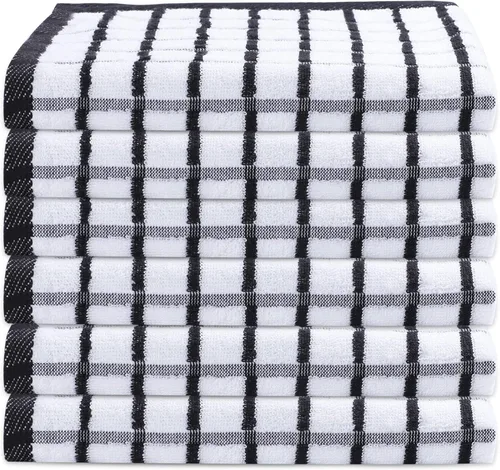 Miniatura 629 de Urban Villa Toallas de cocina 100% algodón para cocina (juego de 6) 20"x30" toallas de cocina altamente absorbentes, juego de ropa de cocina