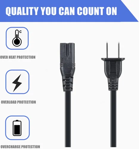 Miniatura 4 de Cable de alimentación de CA de 5 pies de repuesto para Sony CDP510 CDP710 CDP910 CDP-C90ES CDP-C910 CDPM19 CFD64 CFD68 CFD-120 AM-FM Reproductor