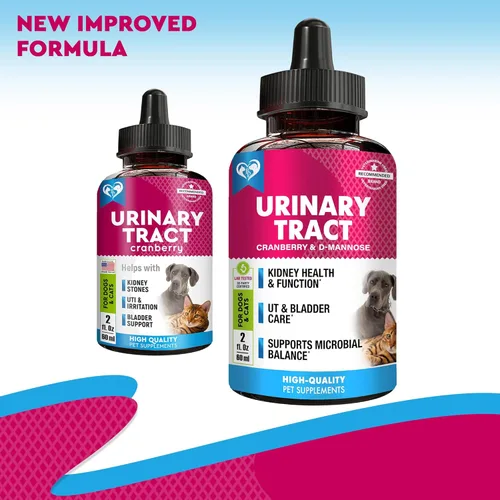 Miniatura 7 de Tratamiento de Infección del Tracto Urinario para Gatos y Perros y Medicina Natural para UTI con Arándano y D-Manosa - Soporte para Riñón + Vejiga