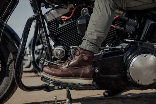 Miniatura 27 de Harley-Davidson Botas Hagerman de motociclista marrón de 5 pulgadas para hombre