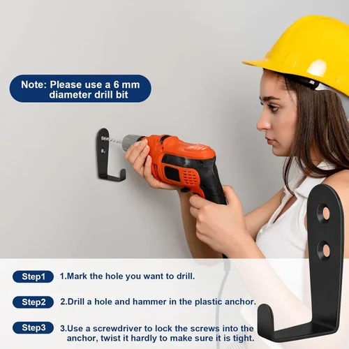 Miniatura 7 de CGBE Ganchos para colgar toallas de pared, resistentes para colgar toallas, no se oxidan, para colgar toallas, ganchos para toallas exteriores