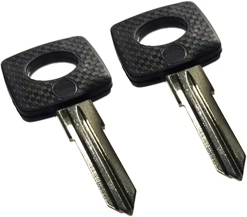 ihave Reemplazo para 2 llaves en blanco 240D 300D 300CD 300SC 300TD W123 MB41P HU36P ME-HUP HFHUP17 HF28P, Negro -