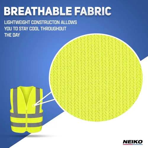 Miniatura 4 de Neiko High Visibility Safety Vest ANSI Class 2, 2 Pockets