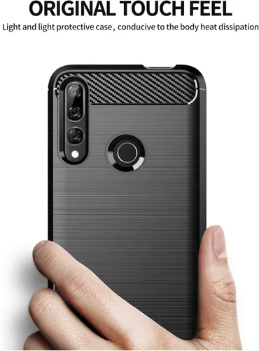 Miniatura 4 de Asuwish Funda de teléfono para Huawei Y9 Prime 2019/Honor 9X/P Smart Z con protector de pantalla de vidrio templado y accesorios de celda de Negro