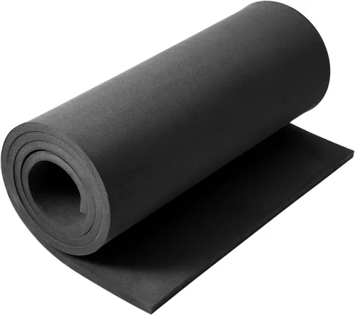 AMZQNART Espuma EVA de 10mm, Rollo de Espuma para Cosplay 16 x 59pulg (6.5pies cuadrados) Negro, Adecuado para Modelado de Cosplay en Espuma,
