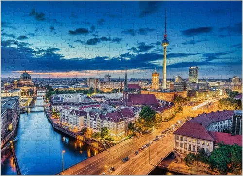 Miniatura 7 de MyPuzzle Skyline Berlin - Rompecabezas prémium de 100 piezas, fabricado en Estados Unidos