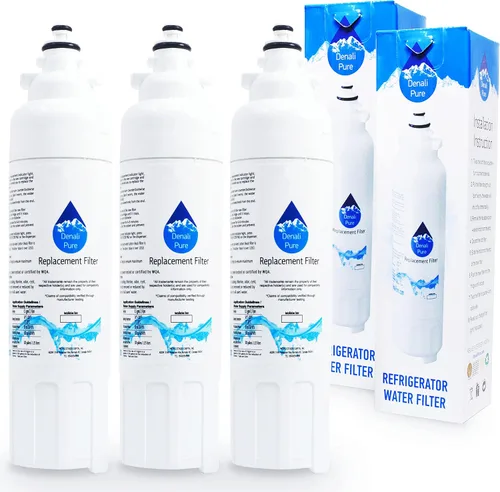 Paquete de 3 filtros de agua de repuesto para LG LSXS26366S - Filtro de agua para refrigerador LG LT800P, ADQ73613401