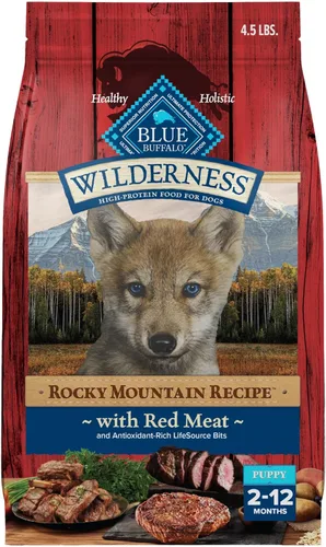 Miniatura 20 de Blue Buffalo Wilderness Puppy - Alimento seco para perros con alto contenido de proteínas con pollo real, sin granos, fabricado en los Estados