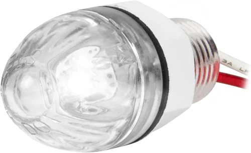 Miniatura 23 de GG Grand General 75390 Mini empuje/tornillo sandía ámbar/ámbar luz LED con tuerca 1 pulgada