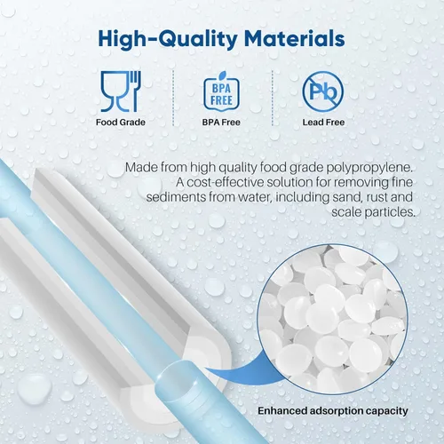 Miniatura 8 de PUREPLUS Cartucho de repuesto de filtro de agua para sedimentos para toda la casa de 5 micrones de 10 x 4.5 pulgadas para Culligan RFC-BBSA, HD-950