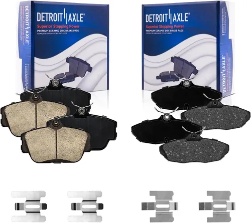 Miniatura 27 de Detroit Axle - Pastillas de Freno Delantero para Mercedes- Benz C230 C250 C300 SLK250, Pastillas de Freno Cerámica w/Reemplazo de Hardware