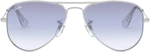 Miniatura 31 de Ray-Ban Junior Rj9506s - Gafas de sol de aviador de metal para niños Plata/Gris Espejo Plata