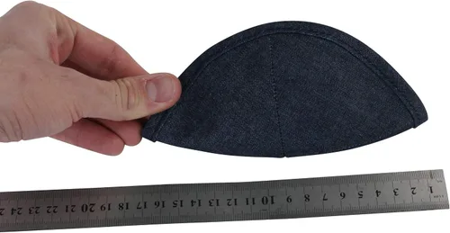 Miniatura 4 de Sombrero kipá de lino para hombres y niños, hermoso, transpirable, cómodo, suave, Yamaka Kippa - para celebrar