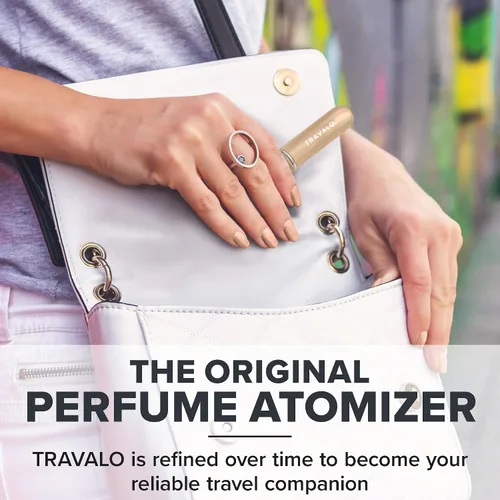Miniatura 8 de Travalo Atomizador de perfume clásico HD, a prueba de fugas y aprobado por la TSA para viajes en avión, reutilizable, hermético, fácil de llenar
