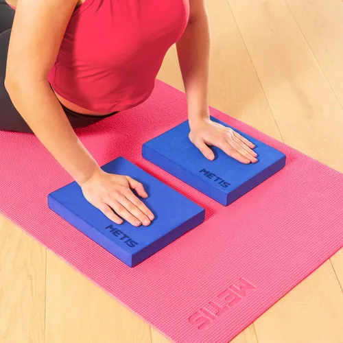 Miniatura 5 de METIS Bloques de yoga 1 o 2 unidades de bloques de espuma EVA suaves antideslizantes – para yoga, pilates, mediación [2 tamaños]