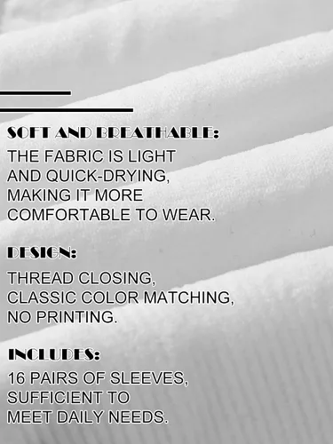 Miniatura 14 de Bememo 16 pares de mangas de brazo para hombres y mujeres, protección UV, mangas refrescantes para brazos, fundas para brazos