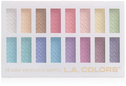 L.A. COLORS Paleta de sombras de ojos de 16 colores, Haute C74202TAG Alta