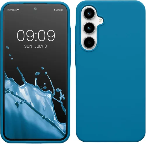 Miniatura 119 de kwmobile Funda Compatible con Samsung Galaxy A14 5G - Funda de teléfono de TPU y silicona con acabado suave - Verde Lima