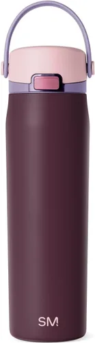 Miniatura 11 de Simple Modern Mesa Sport Botella de Agua con Tapa de Sorbo Cubierta Botella de Acero Inoxidable Aislada de 24oz Compatible con Portavasos