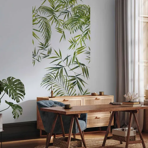 Miniatura 6 de artgeist Mural de pared Tropical de 58 x 110 pulgadas - Mural de pared autoadhesivo para despegar y pegar, calcomanía extraíble, imagen de primera