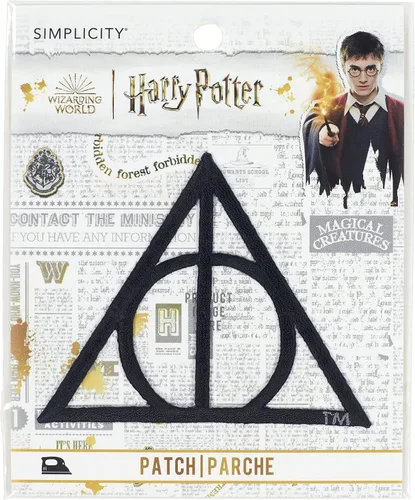Miniatura 9 de Simplicity Parche termoadhesivo para gafas y cicatrices de Harry Potter para ropa, chaquetas y mochilas, 2.875 pulgadas de ancho x 1.125 pulgadas
