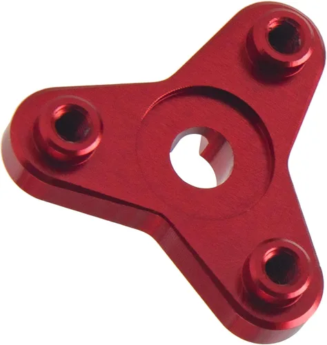 Miniatura 6 de Eliminador de embrague deslizante de aleación de aluminio compatible con Traxxas E-Maxx E-Revo Summit T-Maxx 3.3 Revo 3.3 1/10 RC Piezas de Rojo
