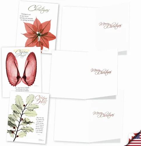 Miniatura 3 de The Best Card Company - 10 tarjetas de notas festivas para Navidad - Surtido a granel, tarjetas de felicitación en caja con sobres (10,2 x 13 cm)