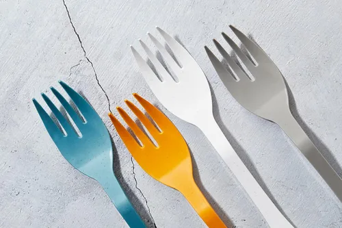 Miniatura 3 de Eco Fork Open Stock, a granel, juego de 12 piezas, gris, 12 tenedores Knork