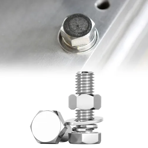 Tornillos y tuercas de cabeza hexagonal, tornillos de 1/4-20 x 1-1/2 pulgadas, tornillos de tuerca, arandelas de bloqueo plano, perno de cabeza