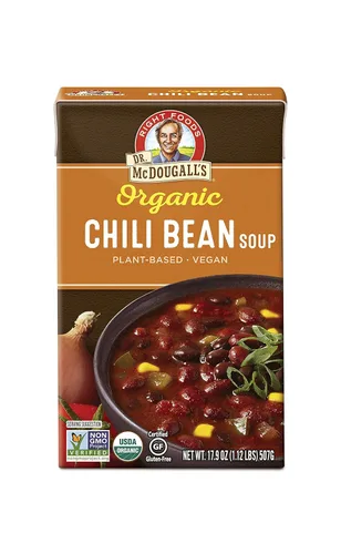 Miniatura 14 de Dr. McDougall's Right Foods Vegetales de lentejas orgánicas con sopa vegana de col rizada, 18 onzas (paquete de 6) sin gluten, USDA orgánico, sin