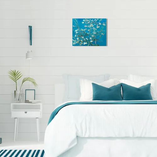 Miniatura 3 de Van Gogh Arte de Pared en Lienzo: Reproducción de Pintura al Óleo Almendro en Flor Imagen de Flores Decoración de Habitación, Impresiones de Arte