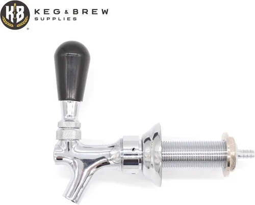 Miniatura 3 de K&B Kit de grifo y vástago de cerveza de barril de 3 1/2 pulgadas de longitud 3/16 pulgadas (sin línea de cerveza)
