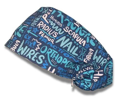 Ortho Words Euro Scrub Cap