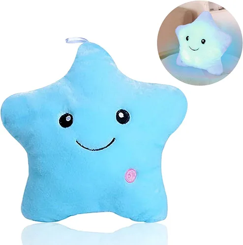Miniatura 5 de Lindos rellenos de almohada brillantes de animales de peluche de estrellas para niños, regalo del día del niño, hijo, hija, niñas, niños, almohadas